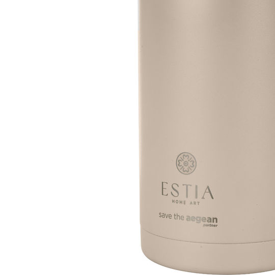 Estia Lift Bottle Save The Aegean Рециклируема Бутилка Термос Неръждаема Стомана Без BPA 1.8 л Dune с Дръжка