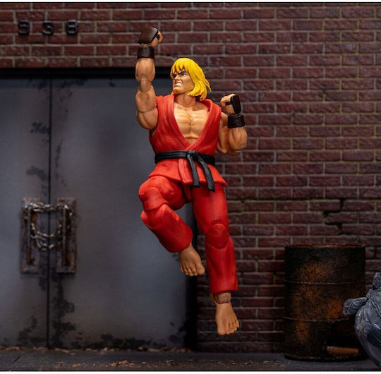 Jada Toys Ultra Street Fighter: Street Fighter Ii Ken Action Figure height 15cm at Scale 1:12