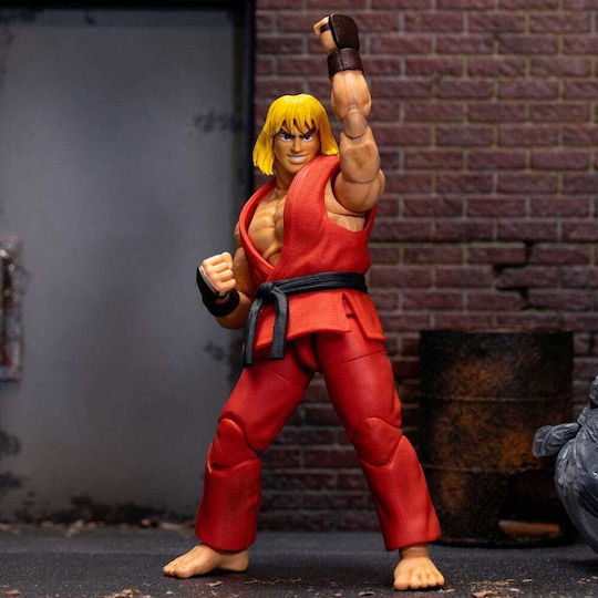 Jada Toys Ultra Street Fighter: Street Fighter Ii Ken Action Figure height 15cm at Scale 1:12