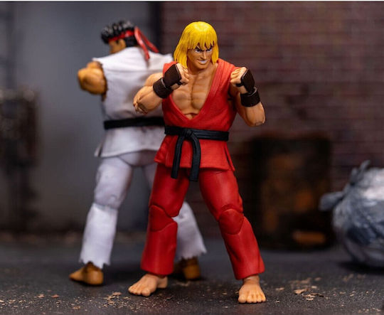 Jada Toys Ultra Street Fighter: Street Fighter Ii Ken Action Figure height 15cm at Scale 1:12
