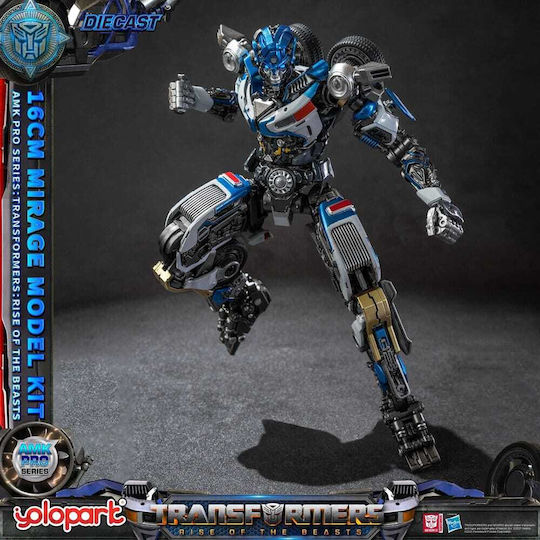 The Transformers Transformers Rise Of The Beasts Amk Pro Series Plastic Model Kit Mirage Oversee Version Action Figure 16cm