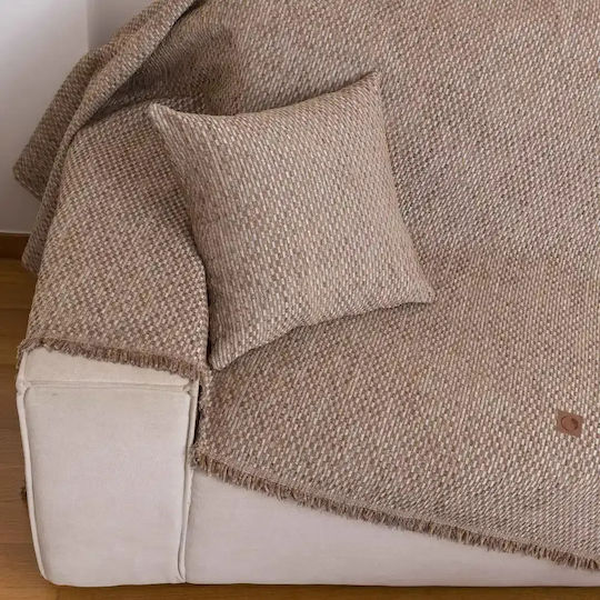 Borea Ριχτάρι Τριθέσιου Καναπέ Chenille 180x300εκ. Γκρι
