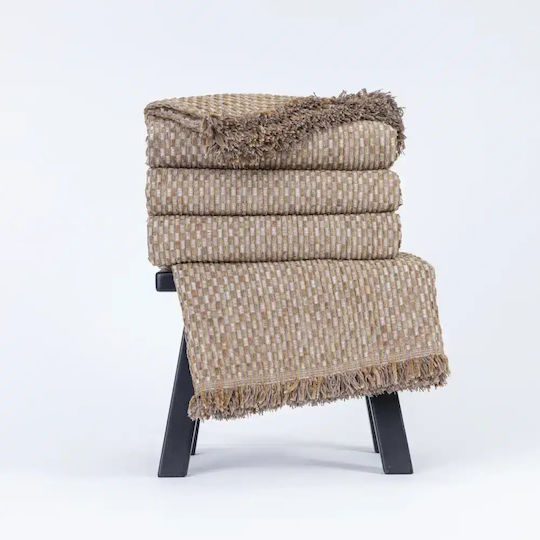 Borea Sofa Throws 2 Seater Chenille 180x250cm Grey