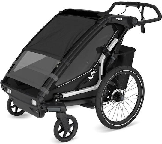 Thule Chariot Sport 2 Cărucior Reglabil Pentru Copii Negru 20.2kg