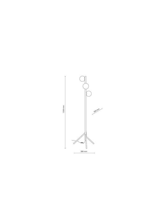 TK Lighting Estera Флоресцентна Лампа с Цокъл за Лампа G9