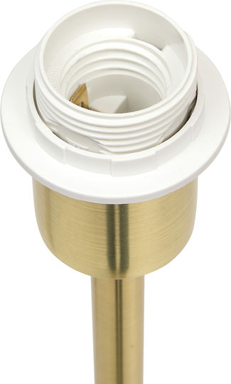 Galia Floor Lamp with Lamp Bulb Base for E27 Bulb Gold