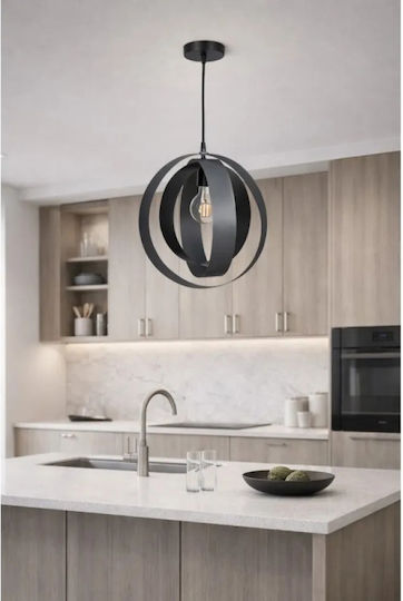 NG Santas Deckenleuchte Silber mit Lampenbirnensockel E27 40x40x80cm