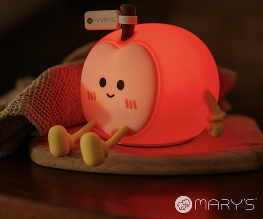 Mary's Led Lamps Mary's Παιδικό Φωτάκι Νυκτός Μήλο 901.00113 Mary's Led Lamps Mary's Παιδικό Φωτάκι Νυκτός Μήλο 901.00113