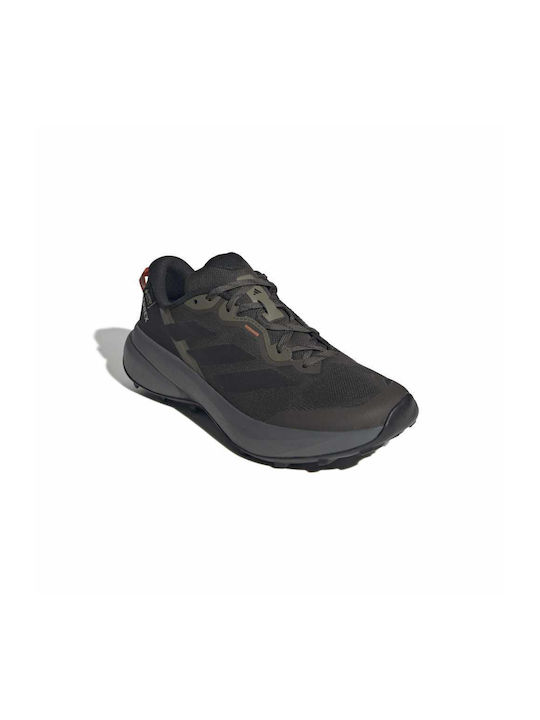 Pantofi Sport Pentru Bărbați Trail Running Gri Impermeabili Cu Membrană Gore-Tex