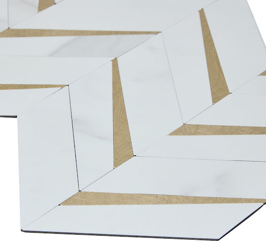 Adhesive Tiles Set 2 Pcs A-s Mina White 223868a 31x31 Plastic