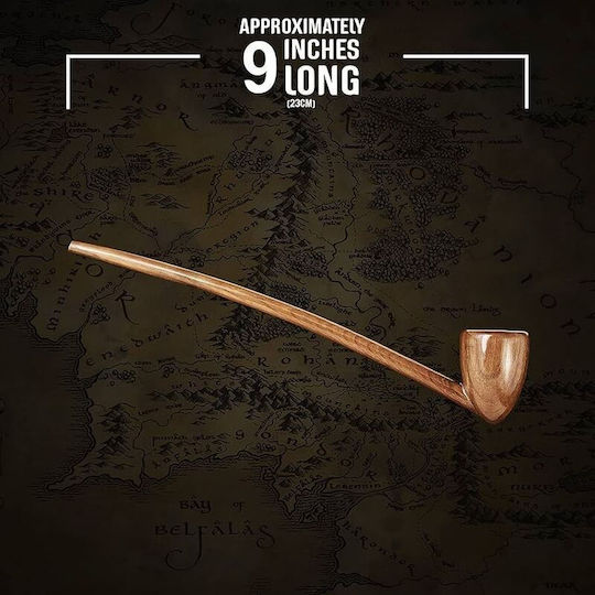 The Noble Collection Хобит Gandalf's Pipe Реплика с Дължина 23 см в Мащаб 1:1