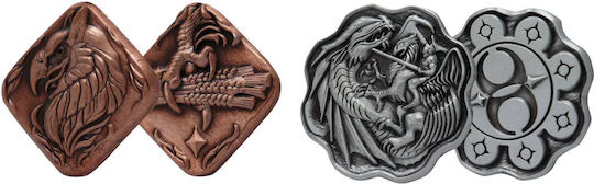 FaNaTtik Dungeons And Dragons Waterdeep Coin Collection Replică Lungime 6cm