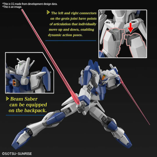 Bandai Spirits Gundam: Seed Freedom Hg Figurină la scară 3:24
