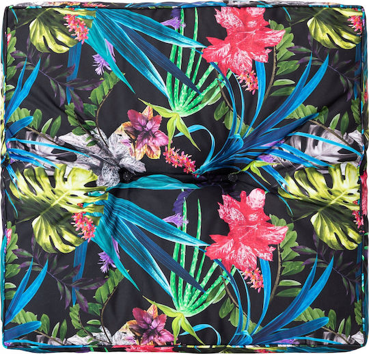 Garden Chair Cushion Kaja Colourful Leaves 59x59cm