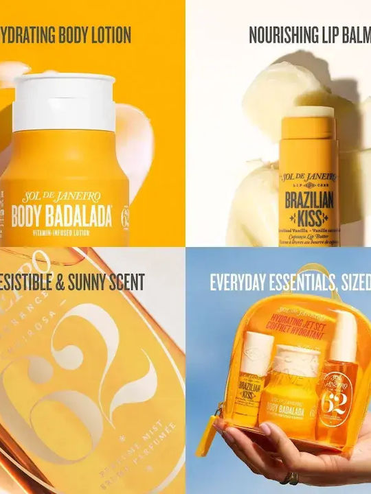 Sol de Janeiro Hydrating Jet Set Travel Set for Moisturizing