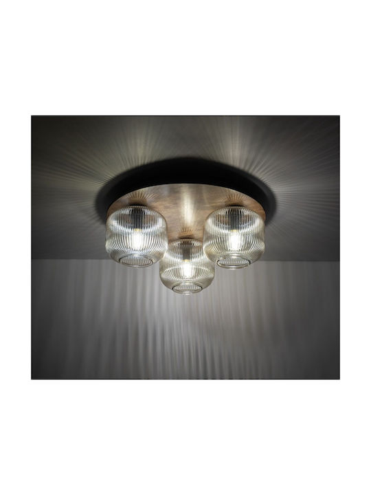 TK Lighting Πλαφονιέρα Οροφής με Ντουί E14
