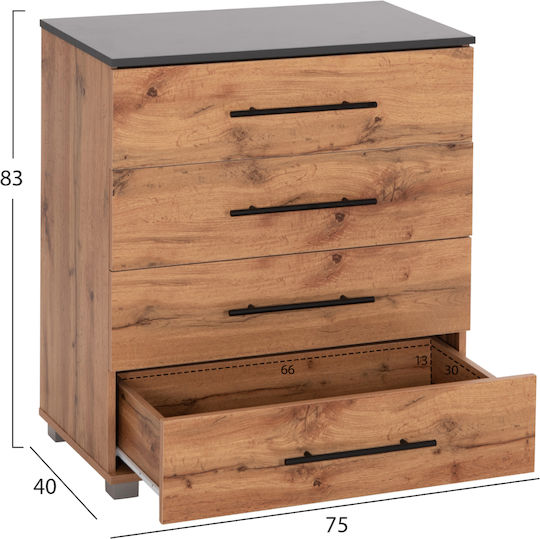 HomeMarkt Dormitor pentru studenți 4 bucăți HM11270