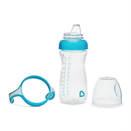 Munchkin Silicone Baby Sippy Cup with Handles Transparent for 9m+ 300ml