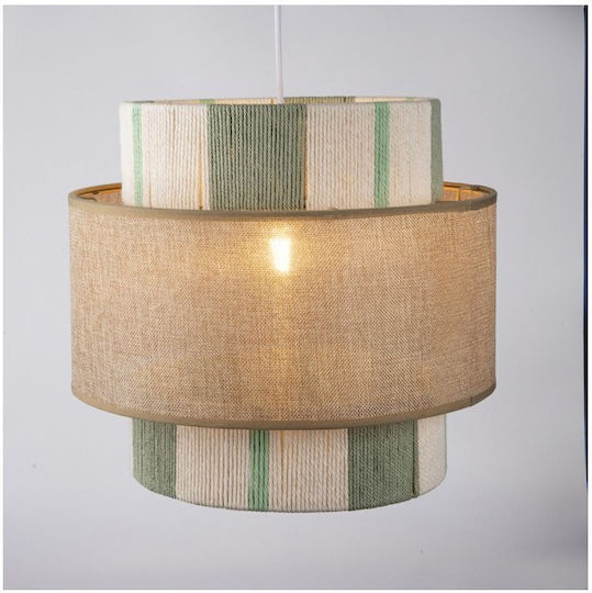 Eurolamp Ceiling Light Beige with Rope 35x35x31cm