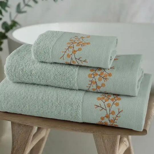 Borea Комплект Хавлиени Кърпи 3 Бр Mimosa Екрю