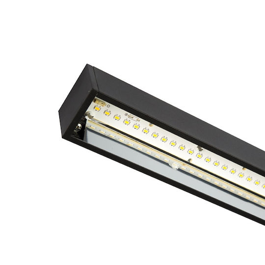 VK Lighting LED Комерсиално Линейно Осветление Светило Таван 44W Неутрално бяло IP20 Ш196xД6.1xВ5.6см.