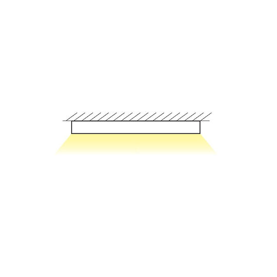 VK Lighting Commercial Linear LED Ceiling Light 19W Natural White IP20 L84xD6.1xH5.6cm