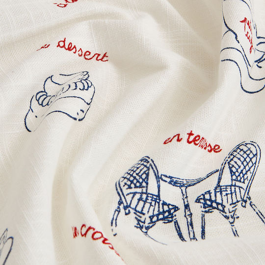 Cotton Tablecloth A-s Fra White 140x240cm