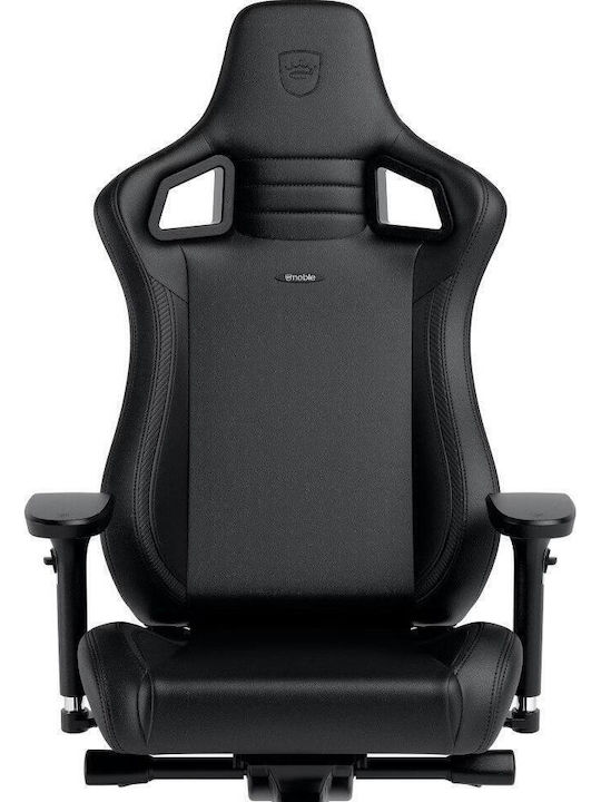 Noblechairs Epic Gaming Stuhl aus Künstliches Leder mit Verstellbaren Armlehnen Schwarze
