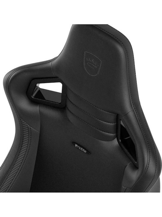 Noblechairs Epic Gaming Stuhl aus Künstliches Leder mit Verstellbaren Armlehnen Schwarze