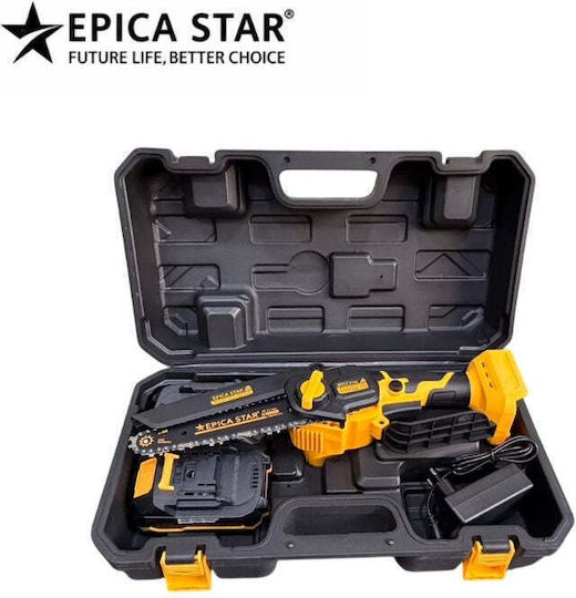 Epica Star Battery Chainsaw Brushless 21V with 15cm Blade