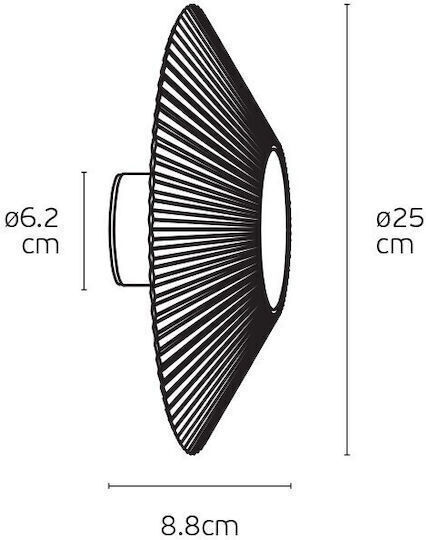 VK Lighting LED Θερμό Λευκό Σποτ σε Χρυσό Χρώμα