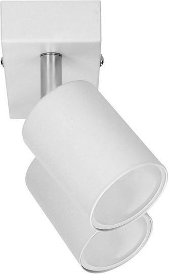 Orno Double Spot with Socket GU10 in White Color