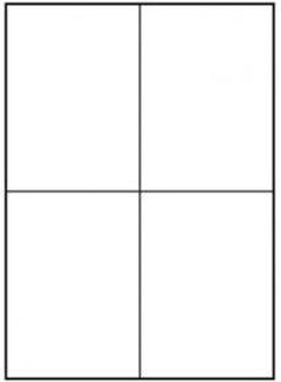 Logo Self-Adhesive Rectangular A4 Labels