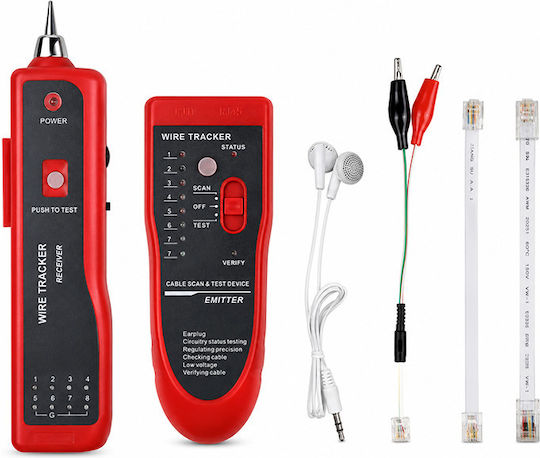 Andowl Q-W7 Tester de Cabluri de Rețea RJ45 / RJ11 / BNC