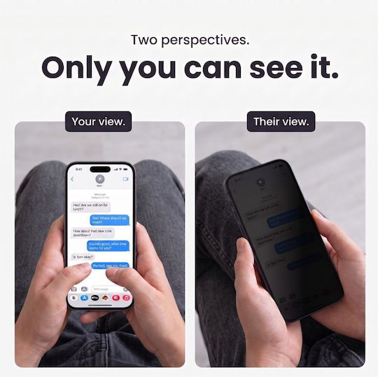 Tech-Protect Privacy Закалено стъкло 2бр (iPhone 18 Pro)