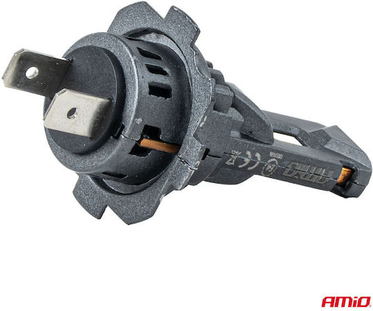 AMiO Lămpi Auto H7 / H18 Canbus LED 12-24V 62W 2 Bucăți
