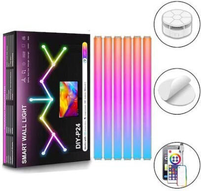 Smart Decorative Table Lamp LED RGB Bar Light 9pcs 30cm