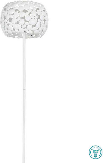 Fan Europe Dioniso Floor Lamp H163xW40cm. with Socket for Bulb E27 White
