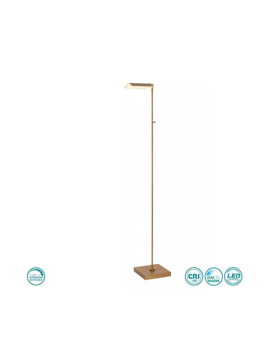 Lucide Lightning Aaron Lampa de podea LED Î134xL20cm. cu Lumină Alb Cald 1000lm Bronz