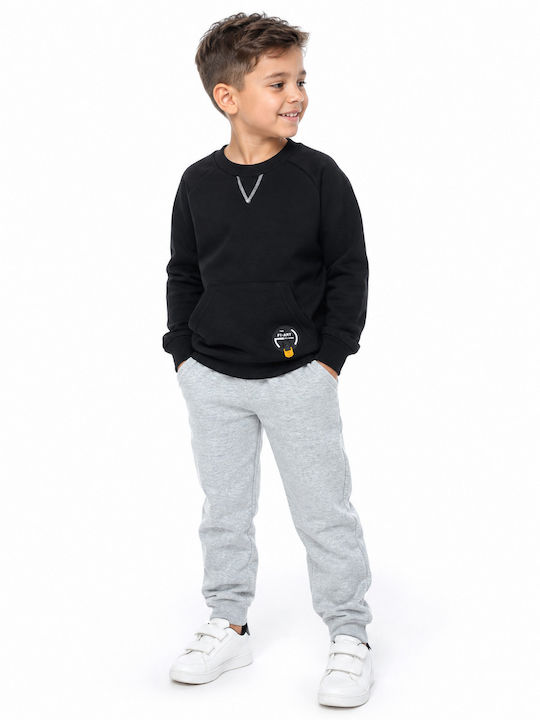 Kids Tracksuit With Top Black 2 Pieces