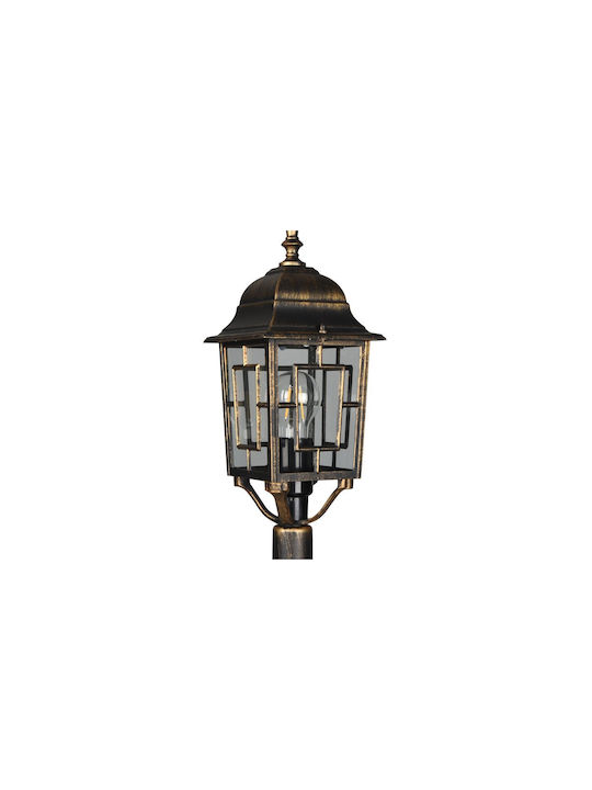 Trio Lighting Външна Стояща Лампа Малък Пост 60W IP44 За Цокъл E27 Бежова