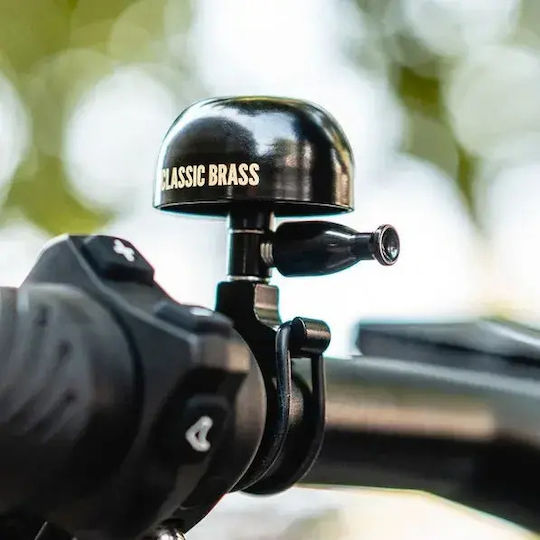 Clopoțel de bicicletă Lezyne Classic Brass Bell M Negru Integral