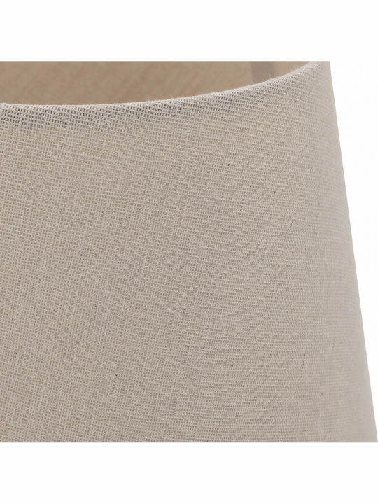Artekko Beige Fabric Lamp Shade E27 14x22x17 Cm
