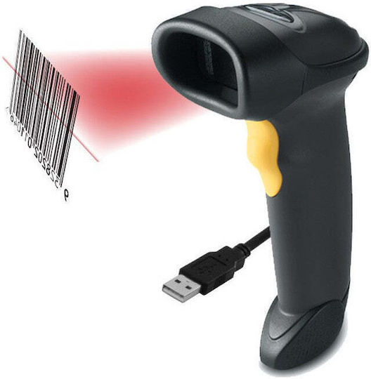 Scanner portabil Cu fir cu capacitate de citire a codurilor de bare 2D și QR