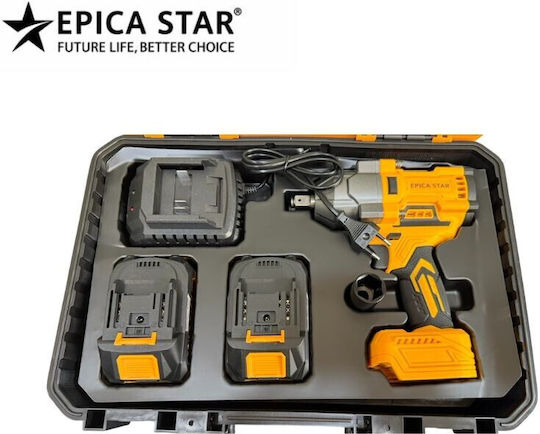 Epica Star EP-11187 Bürstenloser Schlagschrauber Batteriebetrieb 21V 2x3Ah