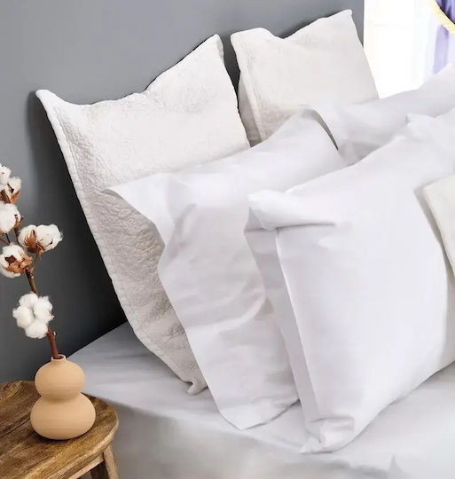 Cokitex Iris Hotel Sheet White King Size 280x310cm