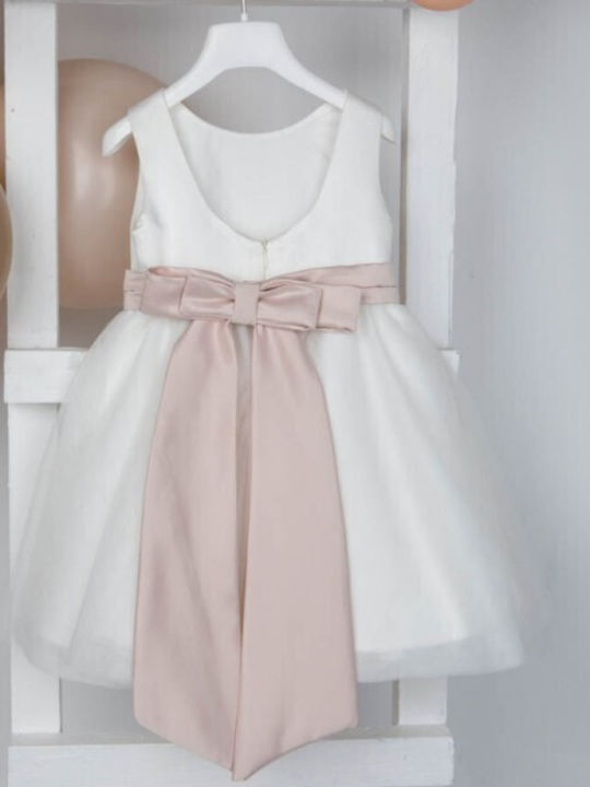 Bambolino Danae1804 Weißes Taufkleid aus Tüll