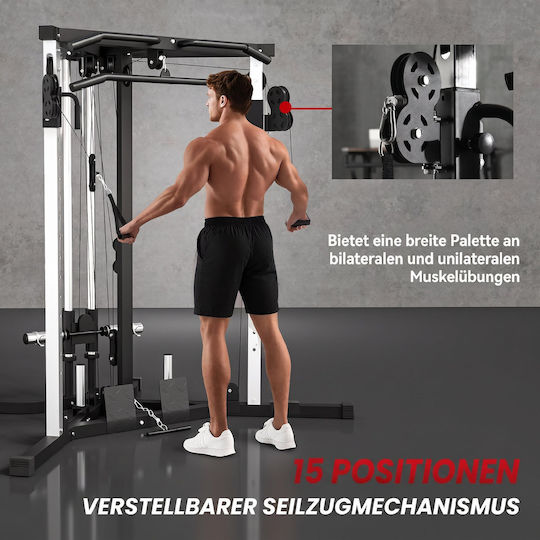 Sportnow Multi Gym Pentru Exerciții și Fitness Cu Greutate Totală 100kg
