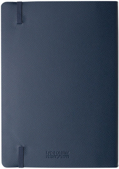 Type Center Daily Agenda B5 2027 Blue Leather 5x23.4cm (with Personalization)