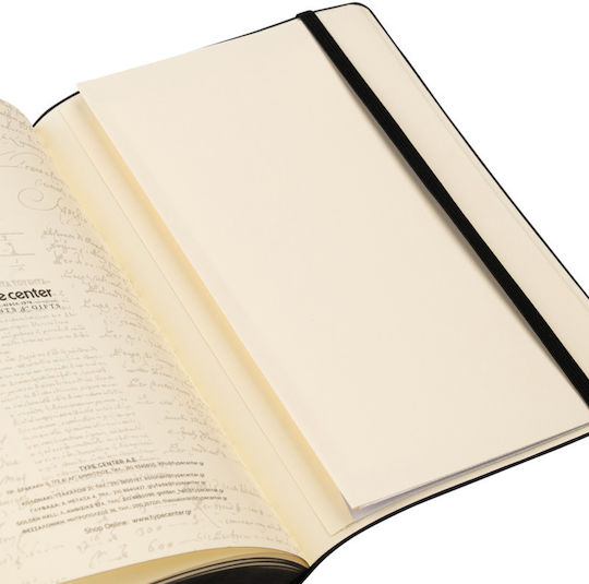 Type Center Daily Agenda B5 2027 Black Leather 5x23.4cm (with Personalization)